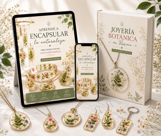 APRENDÉ RESINA BOTÁNICA y encapsulá la naturaleza - Curso paso a paso